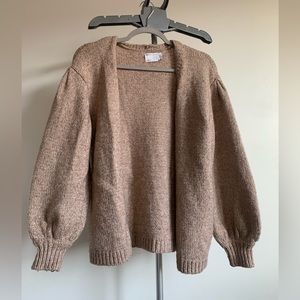 Casual oversized cardigan